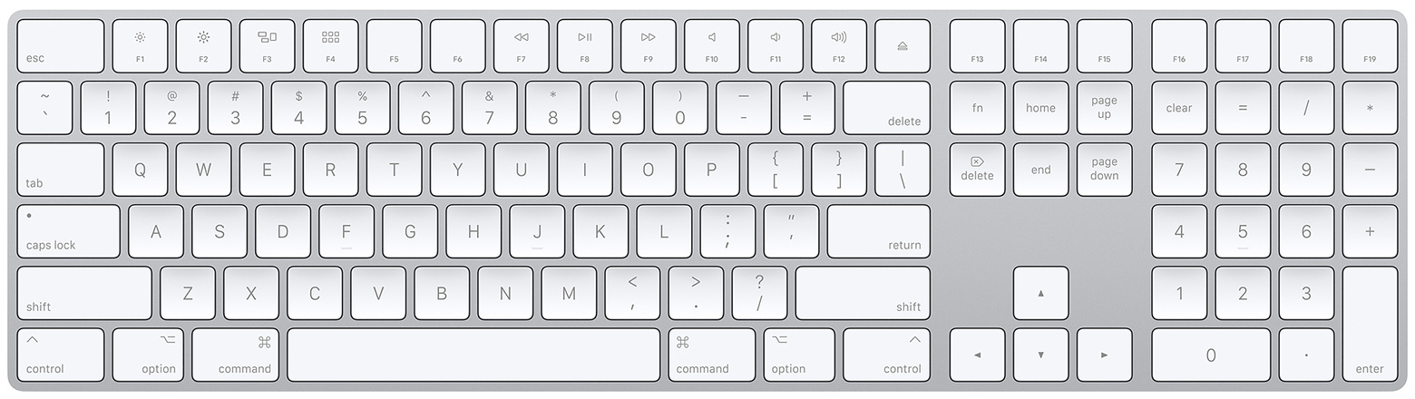 Clavier Apple Magic Keyboard avec pavé numérique