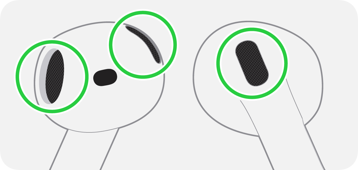 AirPods 4-nätmaskor.