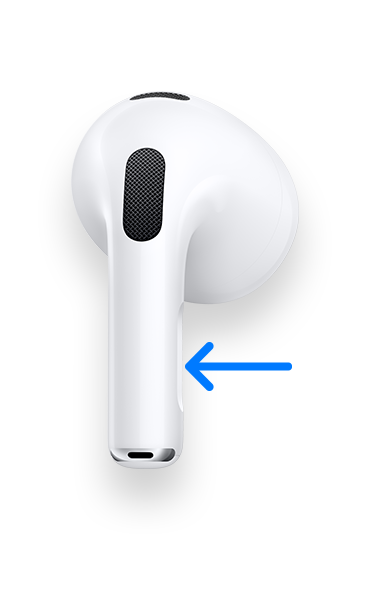 Sensor de força dos AirPods