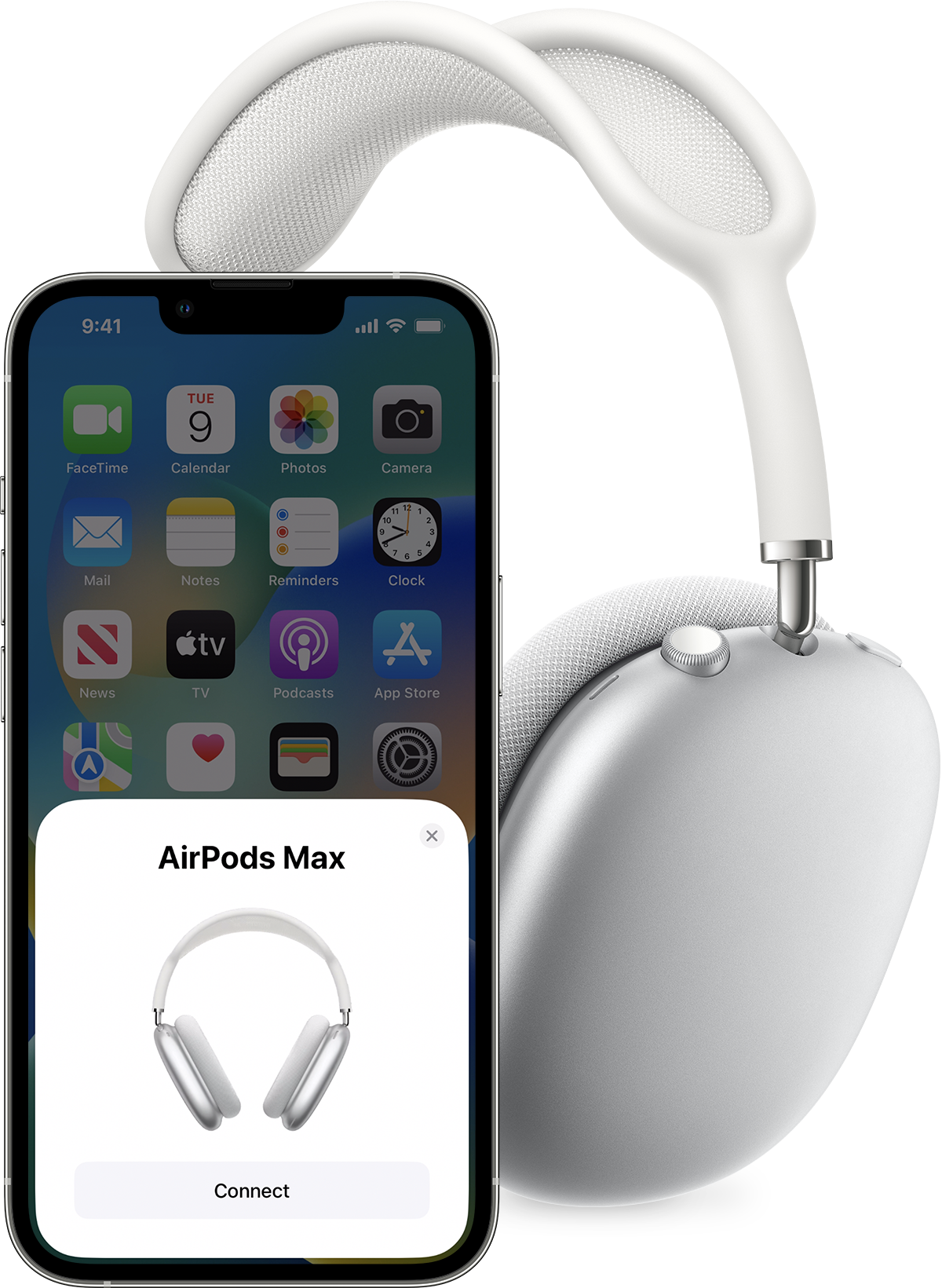 iOS 16，iPhone 13 Pro，连接 AirPods Max