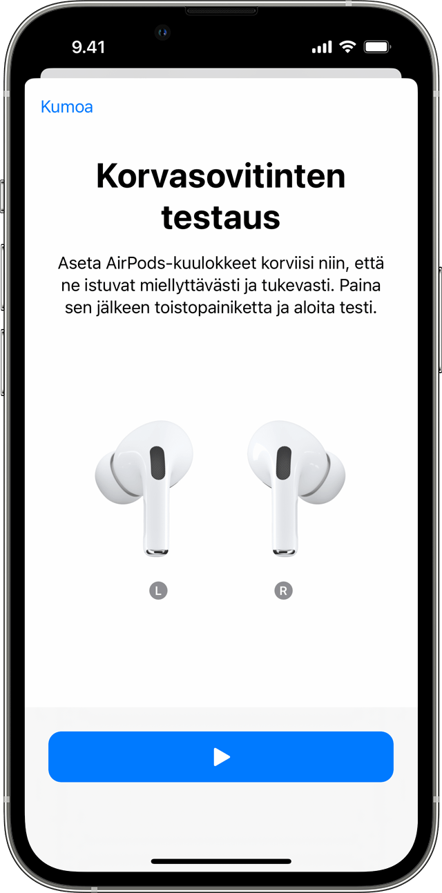 ios16-iphone13-pro-settings-bluetooth-airpods-pro-eartip-fit-test