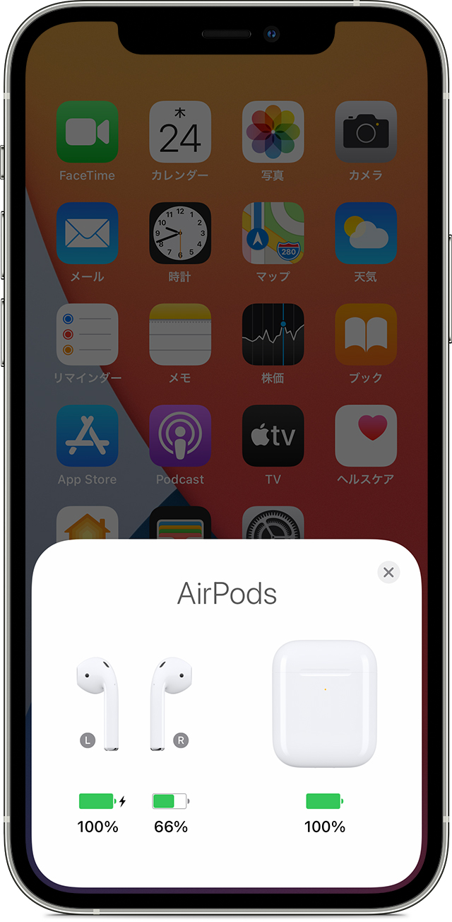 AirPods 第2世代 A2031 充電ケースと片方(右耳)のみ - イヤホン