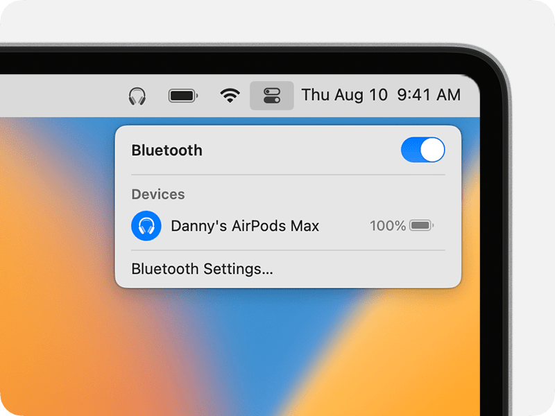 Set up AirPods Max with your Mac and other Bluetooth devices - Apple Support