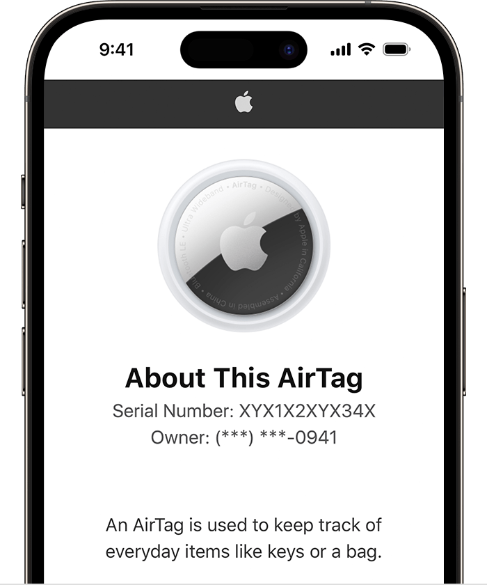 What to do if you get an alert that an AirTag, Find My network accessory,  or set of AirPods is with you - Apple Support