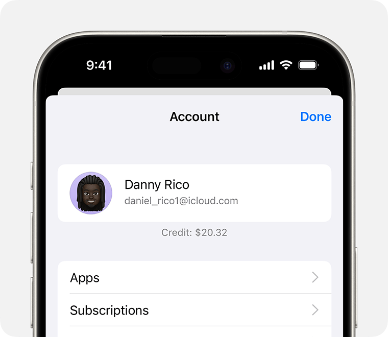 Check your Apple Account balance - Apple Support