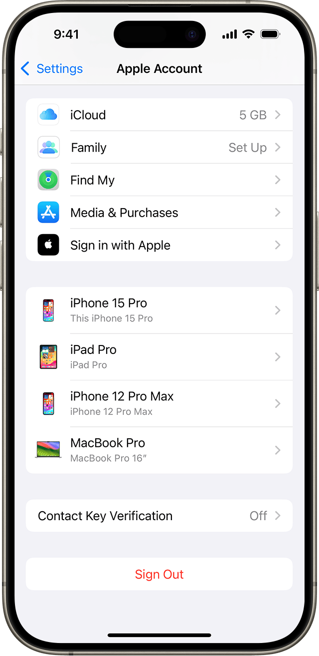 Check your Apple Account device list to find where you re signed in Apple Support