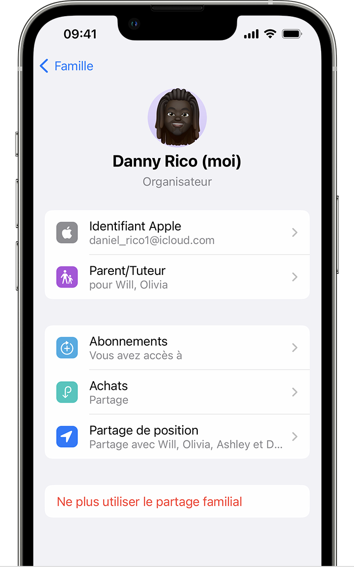 ios-16-iphone-13-pro-settings-family-apple-id-stop-using-family-sharing-organizer.