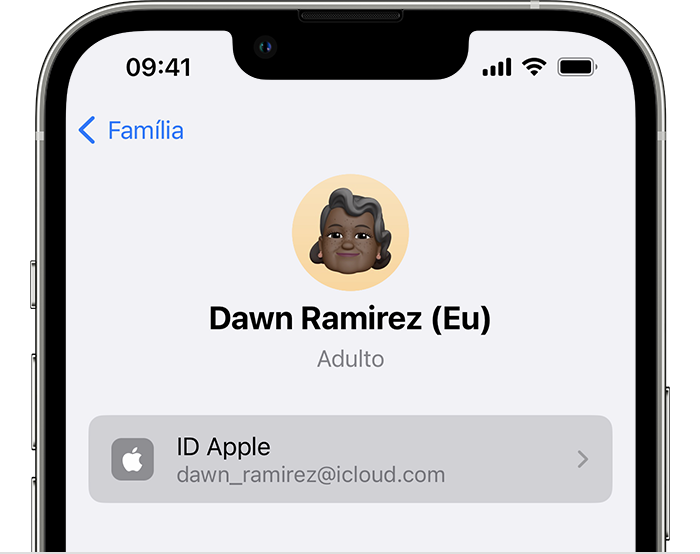 Your Apple ID is listed below your name.