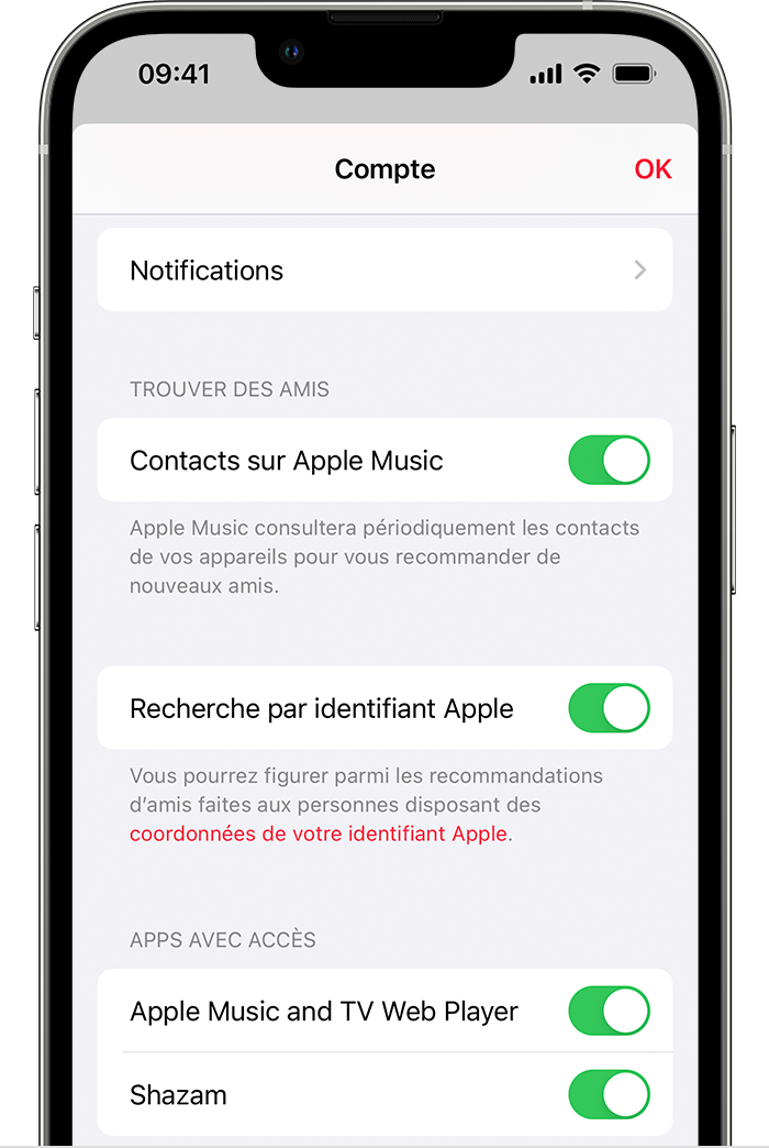 ios-16-iphone-13-pro-music-account-apps-with-access