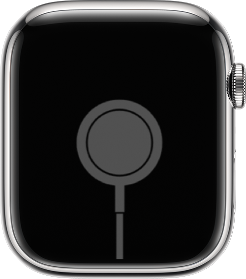 Apple watch just has apple logo on discount screen