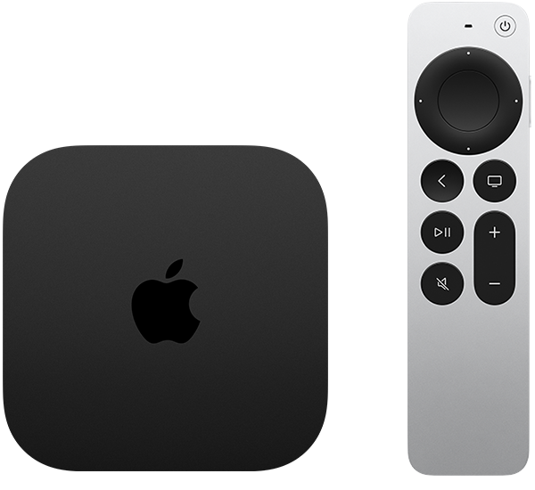 Apple TV et télécommande