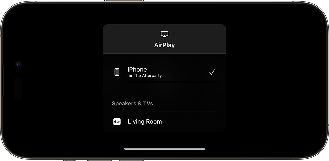 Available devices will appear for selection under Speakers & TVs
