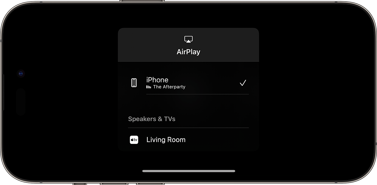 Use AirPlay to stream video or mirror the screen of your iPhone or iPad Apple Support