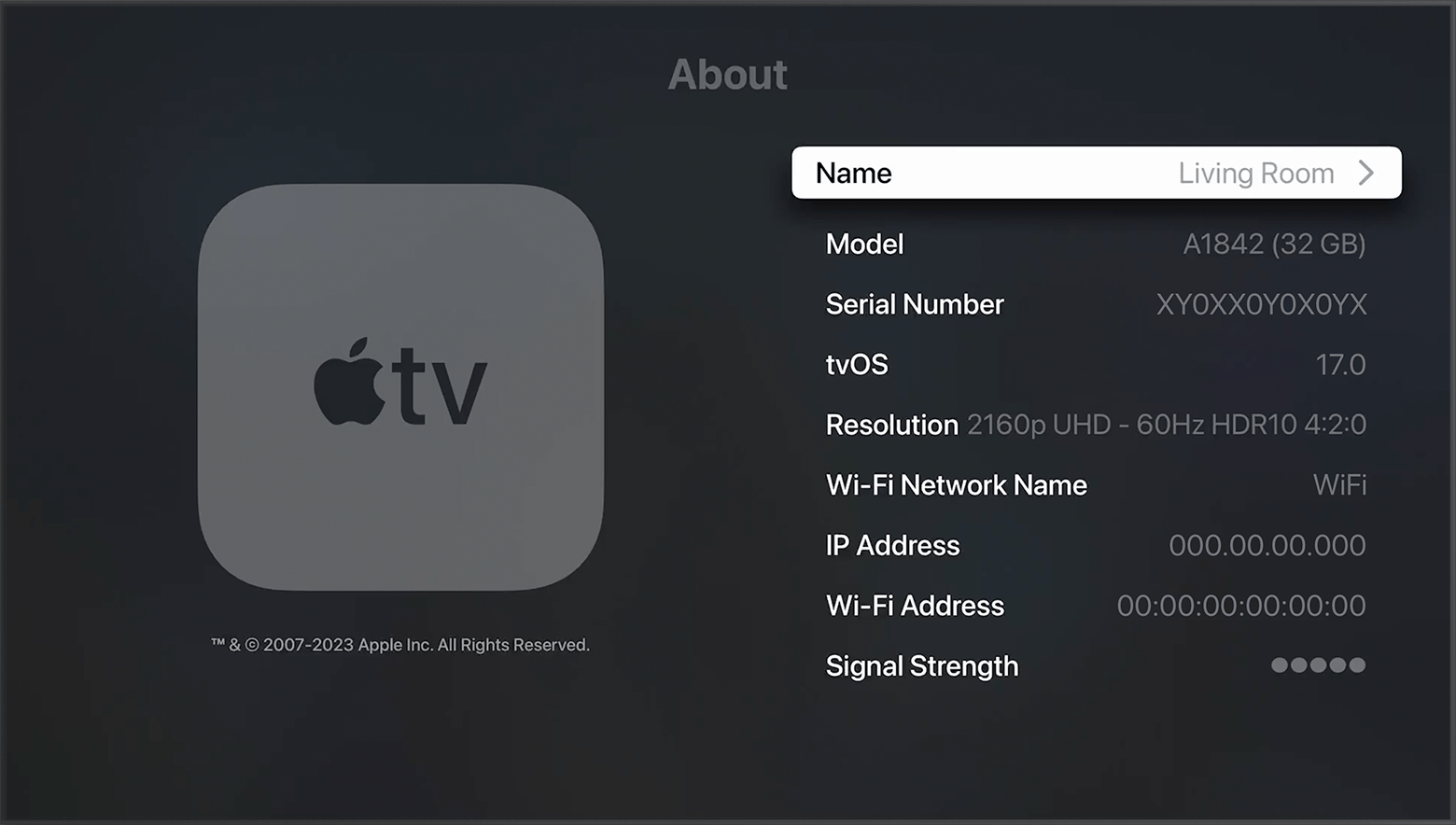 Find the serial number for your Apple TV - Apple Support