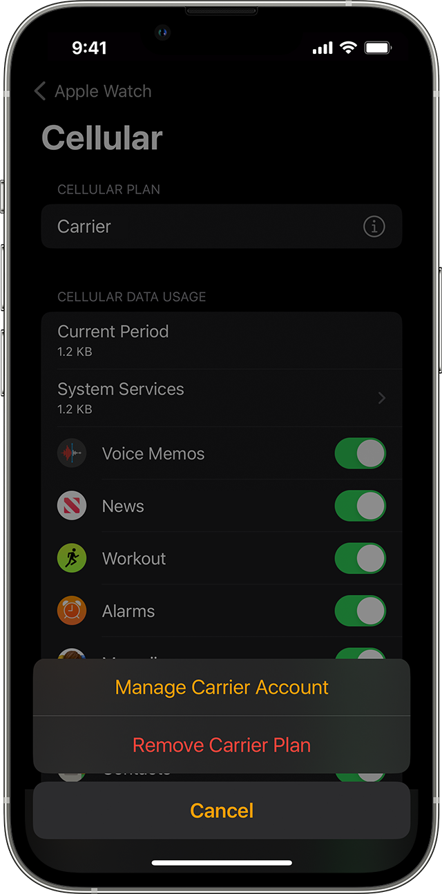 Set up cellular on Apple Watch - Apple Support (IN)