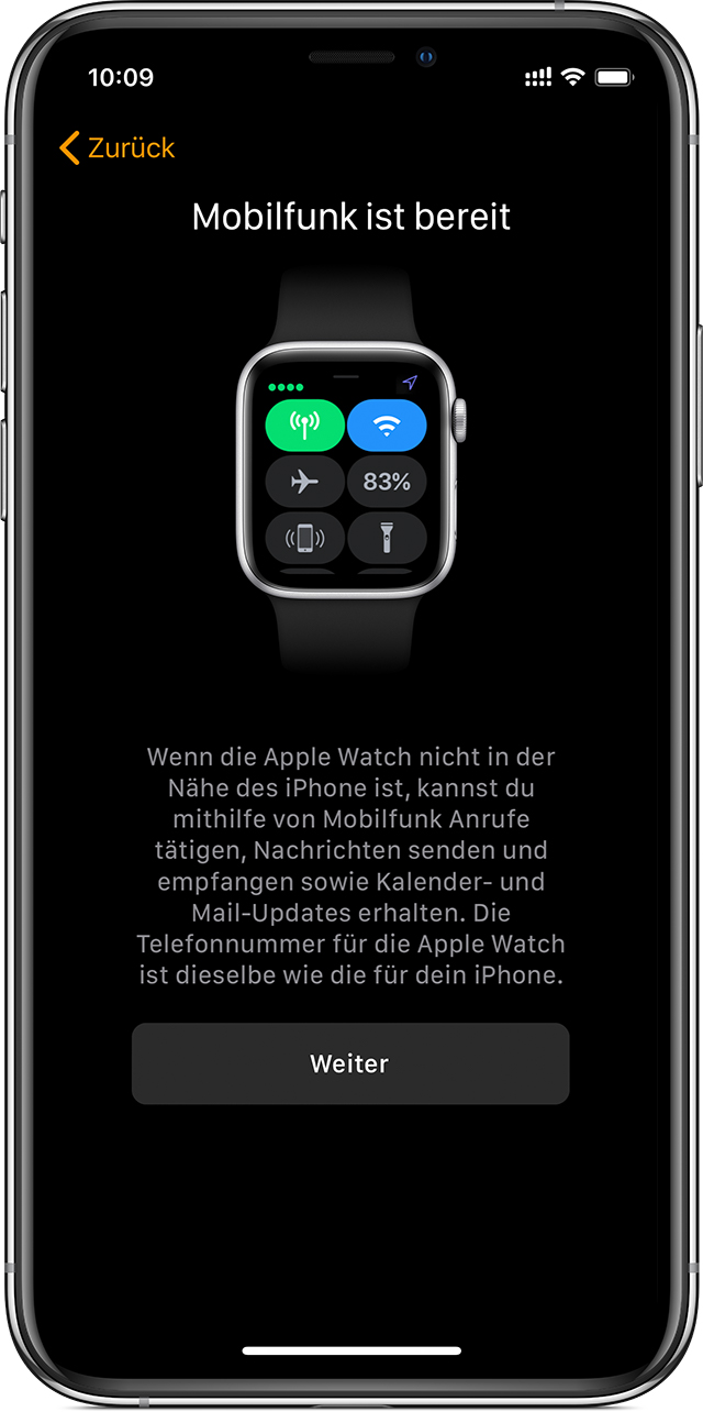 Apple watch cellular number on sale