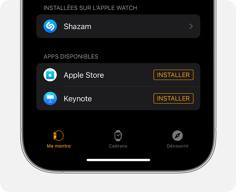 Telecharger des discount cadrans apple watch