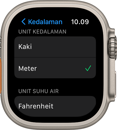 watchOS-9-Apple-Watch-Ultra-pengaturan-kedalaman-kaki-dipilih