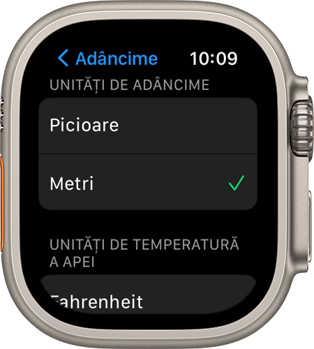 selectat-picioare-adâncime-configurări-watchos-9-apple-watch-ultra