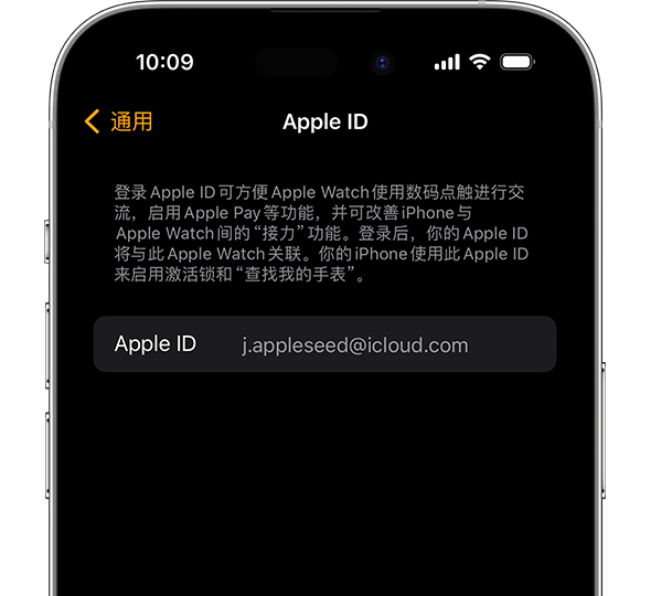 iOS 17，watchOS 10，iPhone 14 Pro，手表，我的手表，设置，通用，Apple ID