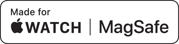Logotipo de MFi Made for Apple Watch y MagSafe