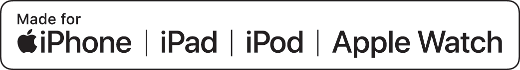 Logotipo de MFi Made for iPhone, iPad, iPod y Apple Watch
