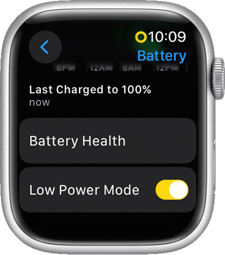 Usar el modo Ahorrar bateria en el Apple Watch Soporte tecnico de Apple