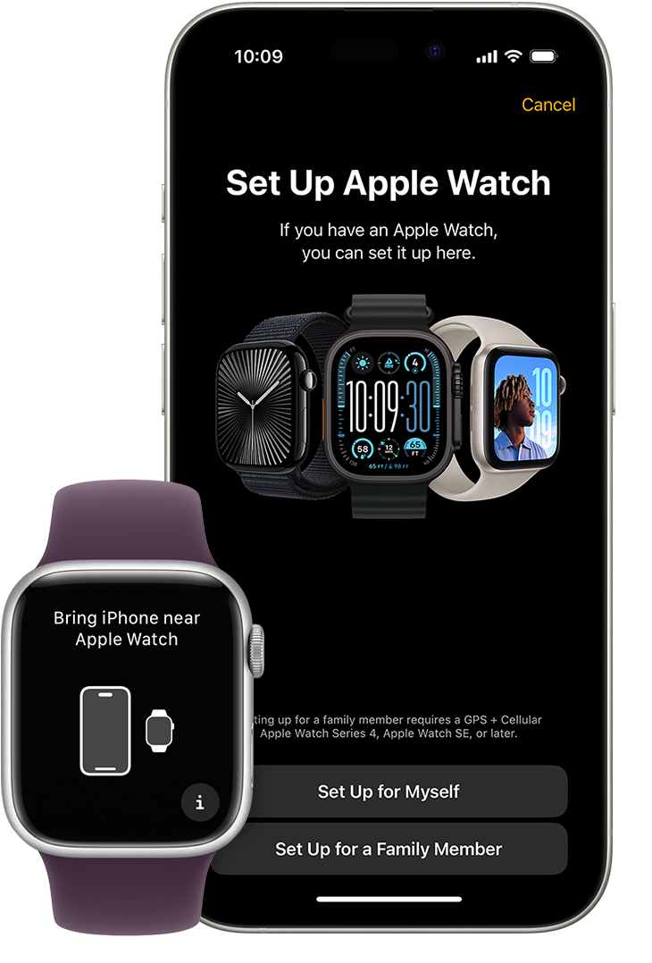 Set up Apple Watch for a family member Apple Support