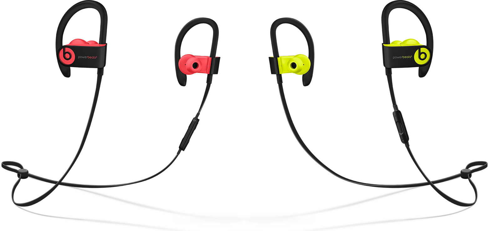 Powerbeats 3 Wireless earphone lineup