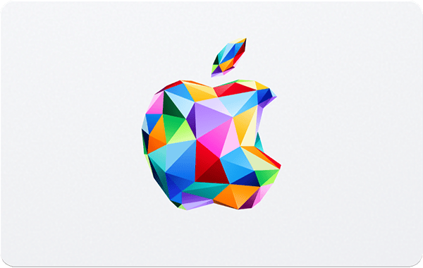 Anverso de la Apple Gift Card