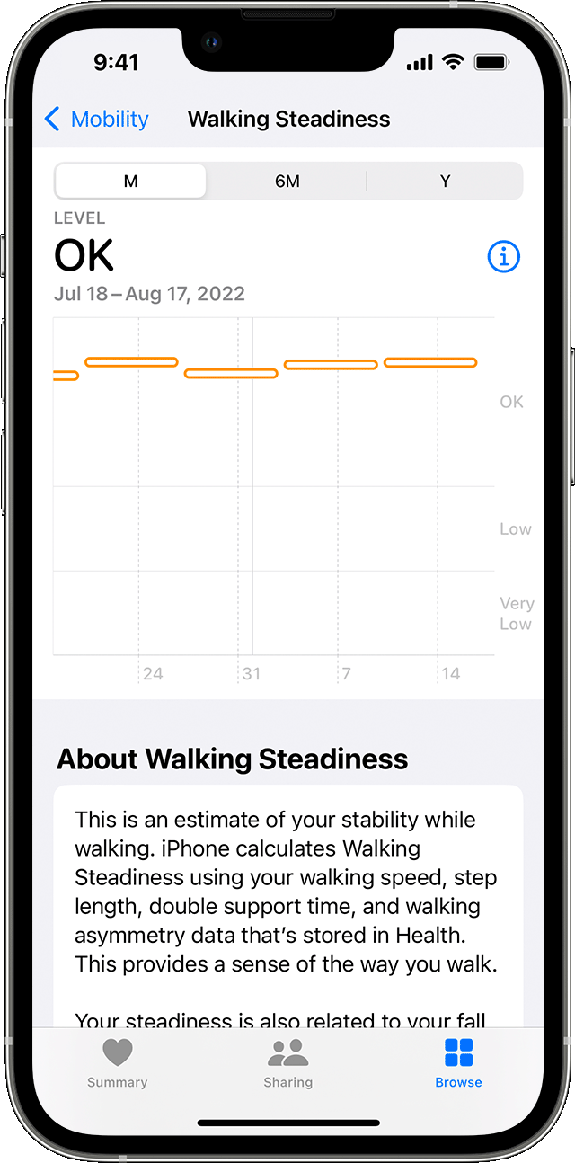 Measure your walking steadiness your -