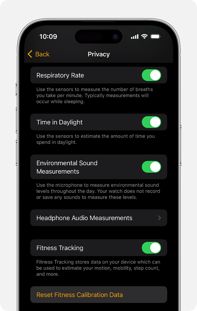 iPhone의 개인정보 보호 설정