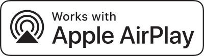 「Works with Apple AirPlay」バッジ