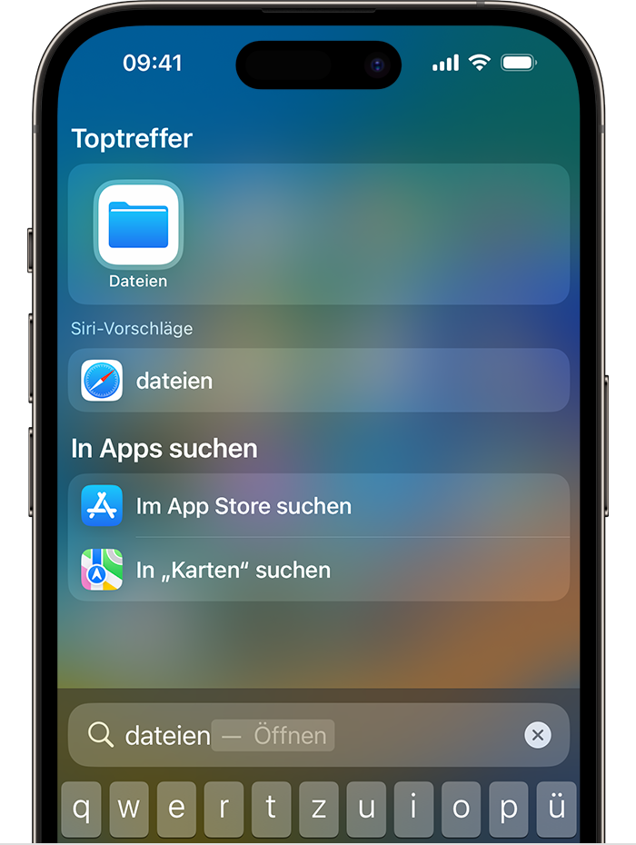 Wie finde ich versteckte Ordner auf dem Iphone?