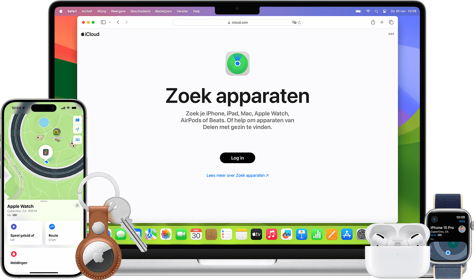 Je zoekgeraakte Apple apparaat of AirTag terugvinden met 'Zoek mijn' -  Apple Support (BE)