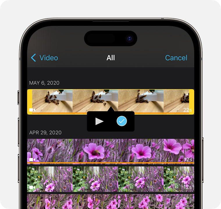 How to combine videos on iPhone - Apple Support (CA)