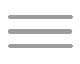 ícone de três linhas