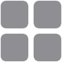 de knop Rasterlay-out