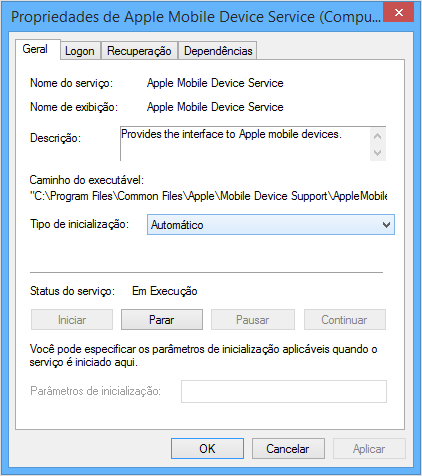 Como parar e inicializar serviços do Windows via linha de comando