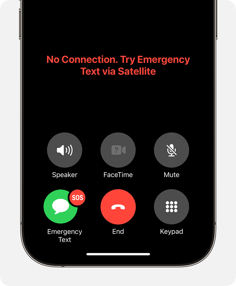 Use Emergency SOS via satellite on your iPhone - Apple Support