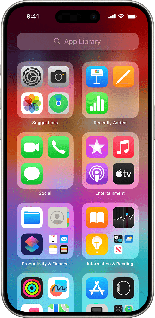 Ios 17 Iphone 15 Pro App Library 