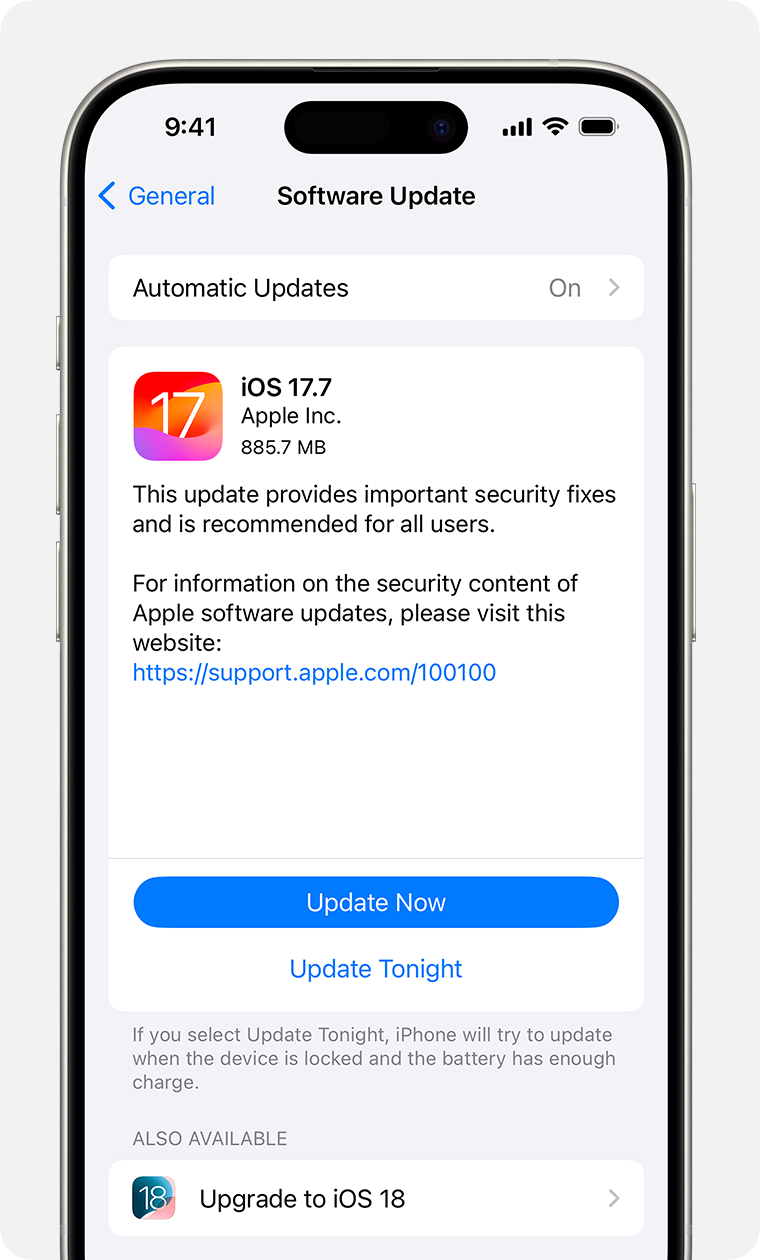 Update your iPhone or iPad – iStore