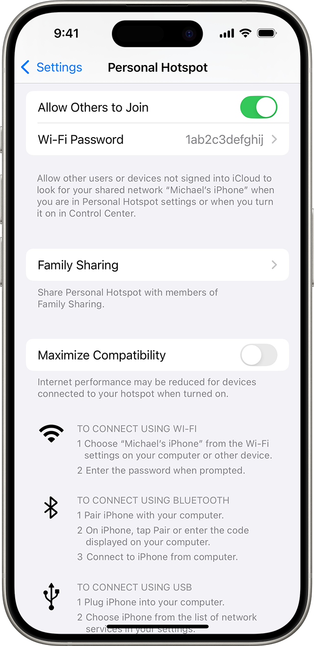 How to set up a Personal Hotspot on your iPhone or iPad Apple Support