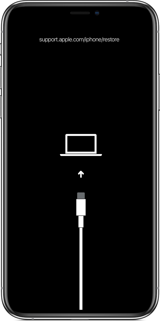 An iPhone showing the Connect to Your Computer screen