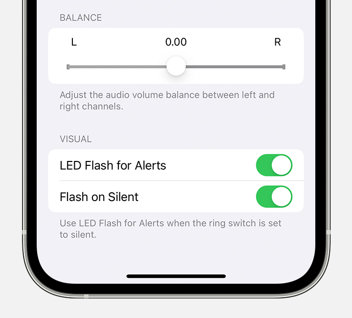 How to turn on flashlight notification store on iphone