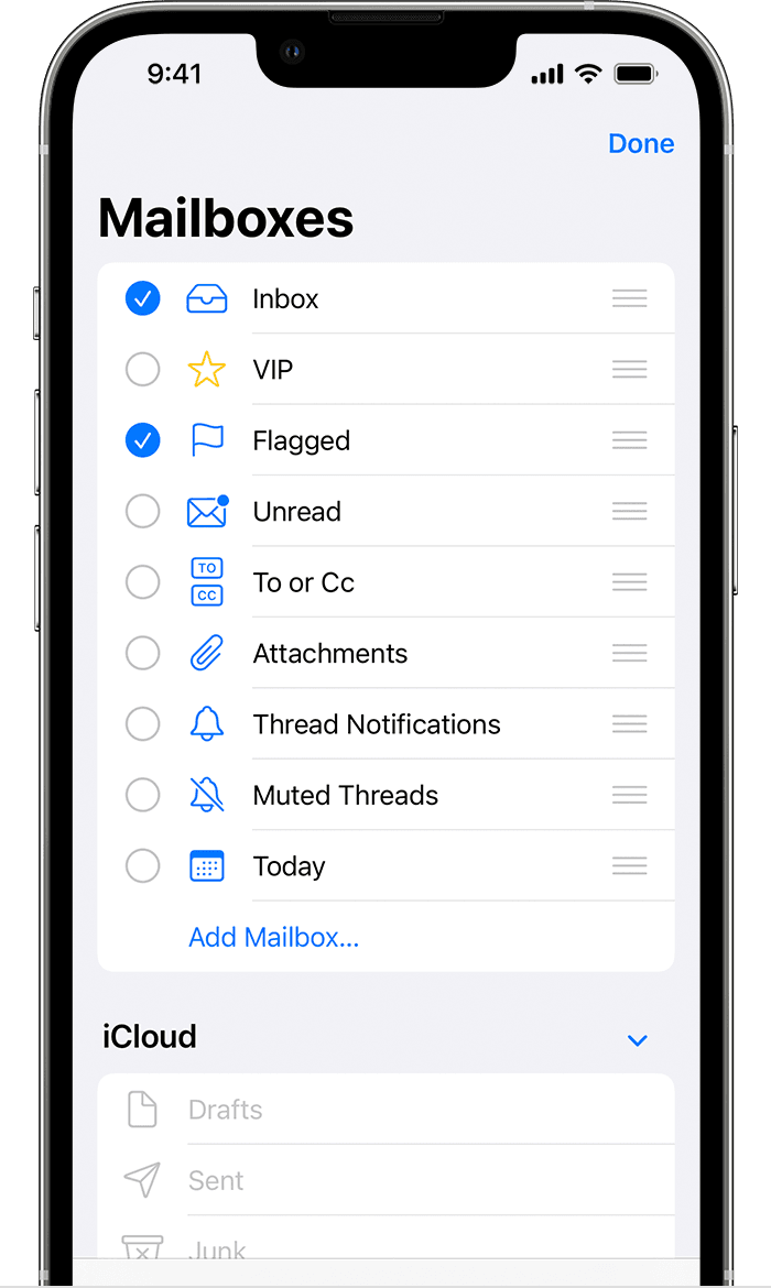 ios15-iphone13-pro-mail-mailbox-find-flagged-emails