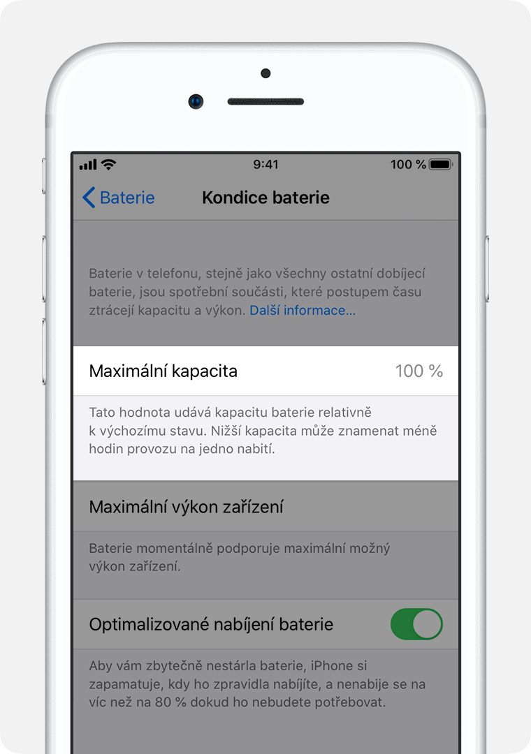 Jak rychle klesa kondice baterie u iPhone?