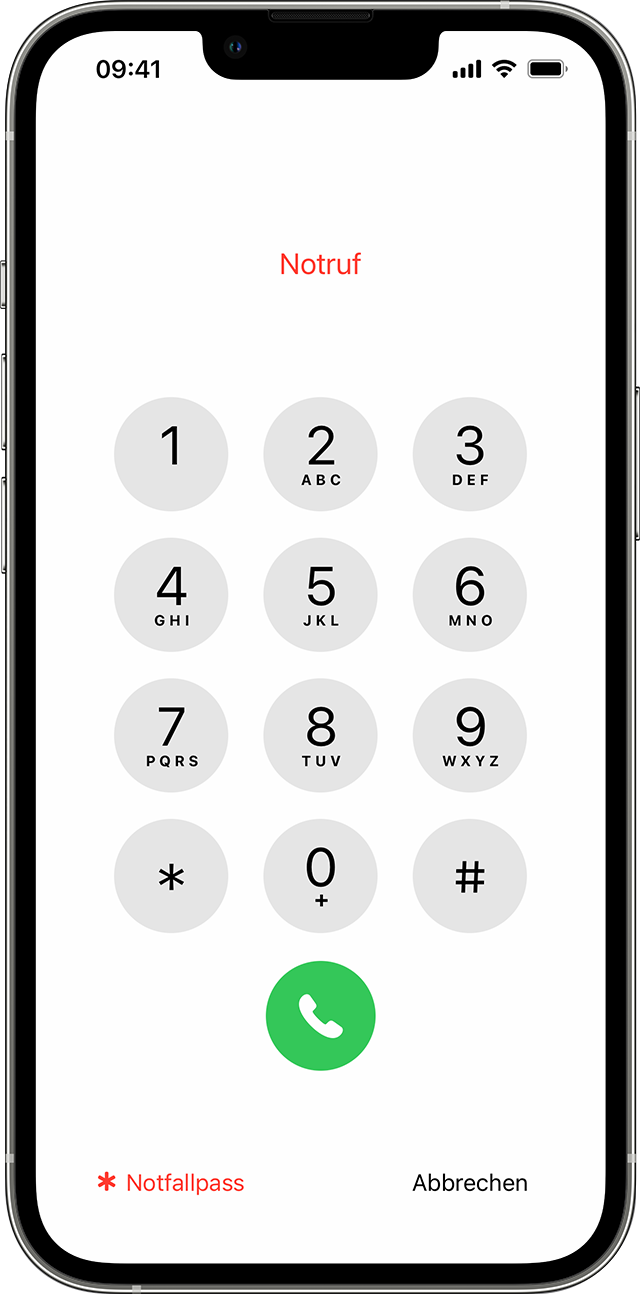iOS-16-iPhone-13-Pro-Sperrbildschirm-Notruf-tätigen