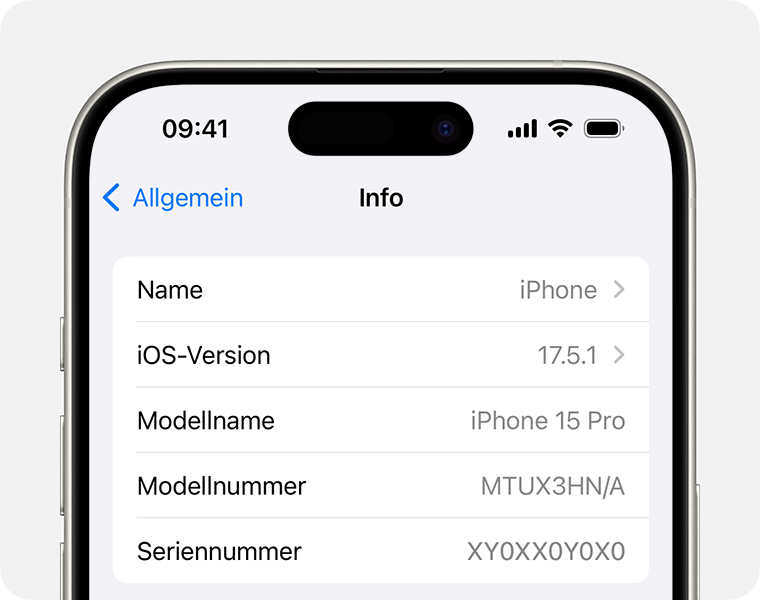 In der Einstellungen-App findest du die iOS-Version, die du auf deinem iPhone verwendest. 