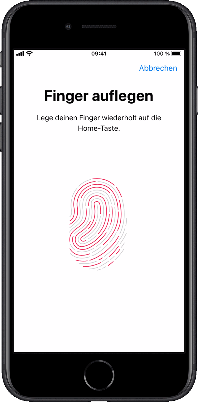 iOS15-iPhone-SE-Einstellungen-Touch-ID-Code-einrichten